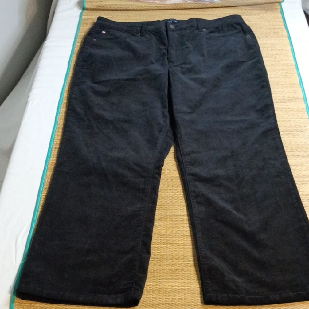 NWT Tommy Hilfiger Black Corduroy Pants